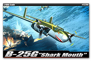 B-25G "Shark Mouth"  Ҵ 1/48 ͧ Academy