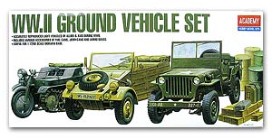 شҹ¹ʧš駷 2 WW2 Ground Vehicle Set  Ҵ 1/72 ͧ Academy