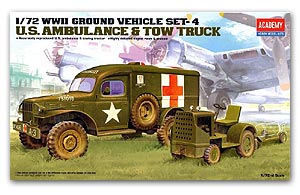 U.S. Ambulance & Tow Truck   Ҵ 1/72 ͧ Academy