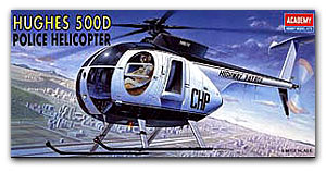 Hughes 500 D Police Helicopter ฮ.ตำรวจ ขนาด 1/48 จาก Academy