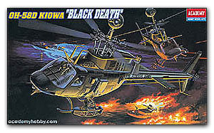 .ʹ OH-58D Kiowa Black Death Ҵ 1/35 ͧ Academy