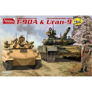 T-90 & Uran-9 Ҵ 1/35 ͧ Amusing hobby