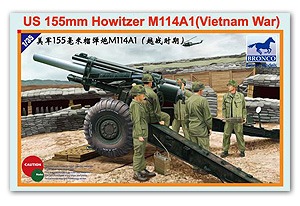 US 155mm Howitzer M114A1 (Vietnam War)  Ҵ 1/35 ͧ Bronco