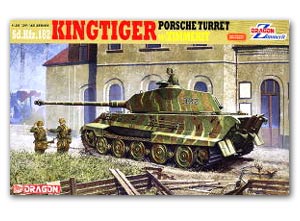 öѧҴ˹ѡ Kingtiger Porsche Turret w/Zimmerit Ҵ 1/35  ͧ Dragon
