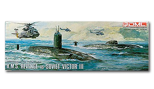 ʹӹ HMS Revenge vs Soviet Victor III . Ҵ 1/700 ͧ Dragon 