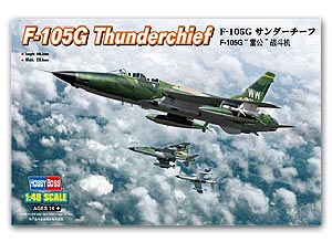 F-105G Thunderchief   Ҵ 1/48 ͧ Hobbyboss