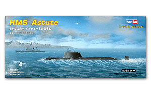 HMS Astute Ҵ 1/700 ͧ Hobbyboss 