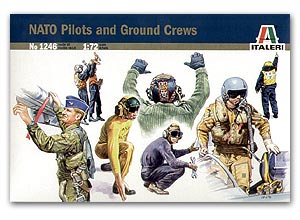 ѡԹ˹ҷҤ鹴Թ Nato Pilots and Ground Crews  Ҵ 1/72 ͧ Italeri