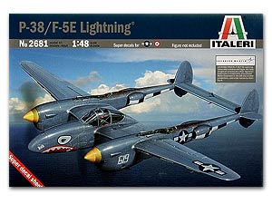 P-38/F-5E Lightning Ҵ 1/48 ͧ Italeri