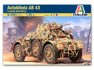 Autoblinda AB 43   Ҵ1/35 ͧ Italeri