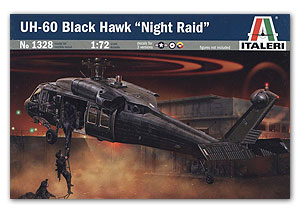UH-60 Black Hawk "Night Raid" ขนาด 1/72 ของ Italeri