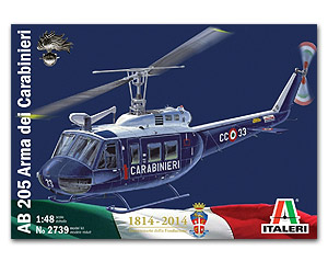 AB 205 Arma Dei Carabinieri ขนาด 1/48 ของ Italeri