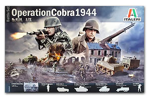 Operation Cobra 1944 Battle Set ขนาด 1/72 ของ Italeri