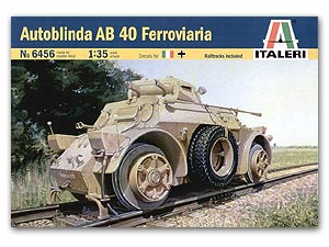 Autoblinda AB 40 Ferroviara   Ҵ 1/35 ͧ Italeri