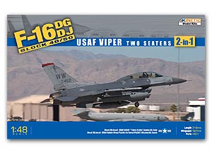 F-16DG/DJ Block 50 - USAF Viper 2-IN-1  Ҵ 1/48 ͧ Kinetic