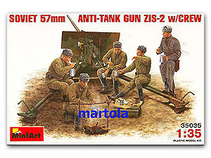 57 mm. Anti-tank Gun Zis-3 Ҵ 1/35 ͧ MiniArt