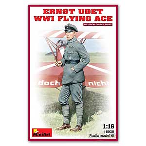 Ernst Udet WWI Flying Ace ขนาด 1/16 ของ Miniart