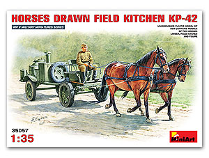 Horses drawn field kitchen KP-42 Ҵ 1/35 ͧ MiniArt