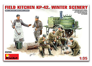 Field Kitchen KP-42. Winter Scenery Ҵ 1/35 ͧ MiniArt