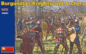 Burgundian Knights and Archers XI Century Ҵ 1/72 ͧ Miniart