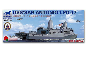 ʹѺʹع¡Ţ鹺 USS SAN ANTONIO (LPD-17) Ҵ 1/350 ͧ Bronco