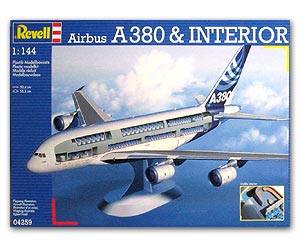 Airbus A380 Visible interior ขนาด 1/144 ของ Revell