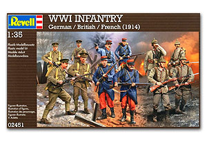 WWI Infantry German/British/French (1914) Ҵ 1/35 ͧ Revell