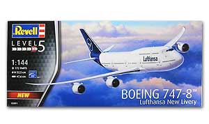 Boeing 747-8I 'Lufthansa' New Livery Ҵ 1/144 ͧ Revell