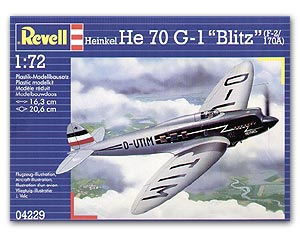 ͧԹẺáͧѹ Heinkel He 70 G-1 Ҵ 1/72 ͧ Revell