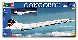 Concorde B.A. and A.F. ขนาด 1/144 ของ Revell