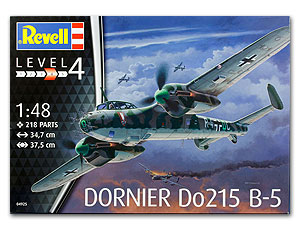 เครื่องบินขับไล่ Dornier Do215 B-5 Nachtjäger ขนาด 1/48 ของ Revell adxz