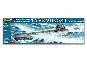 เรือดำน้ำำ U-Boat Type VIIC/41 Atlantivc Version ขนาด 1/144 ของ Revell 