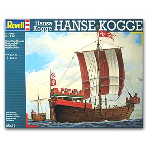 Hanse-Kogge ขนาด 1/72 ของ Revell