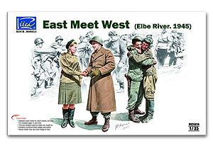 "East Meet West" Elbe River 1945 Figure Set (4 Figures Set)Ҵ 1/35 ͧ Riich Model