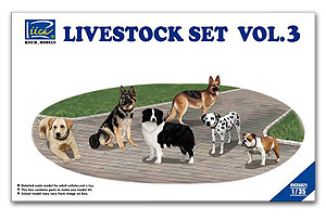 Livestock Set Vol.3 ขนาด 1/35 ของ Riich Model