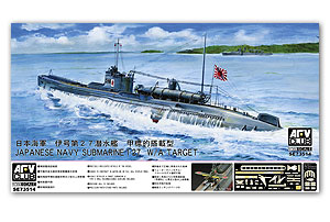 Japanese Navy Submarine I-27 w/A-Target  ขนาด 1/350 ของ AFV