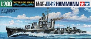 USS Destroyer DD412 Hammann Ҵ 1/700 ͧ Tamiya