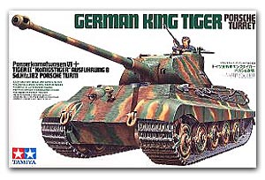 öѧҴ˹ѡ King Tiger "Porsche Turret" Ҵ 1/35 ͧ Tamiya
