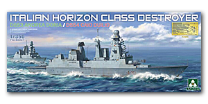 ;ԦҵԵ Italian Horzon Class Destroyer D553 Andrea Doria/D554 Caio Duilio Ҵ 1/350 ͧ Takom
