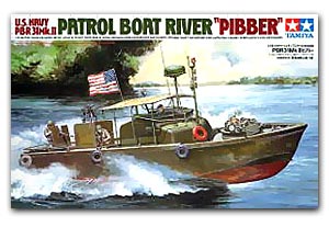 U.S. Navy PBR 31 Mk.II Patrol Roat River "PIBBER"  Ҵ 1/35 ͧ Tamiya