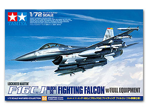 F-16CJ [BLOCK50] FIGHTING FALCON® w/FULL EQUIPMENT Ҵ 1/72 ͧ Tamiya