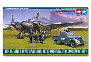 De Havilland Mosquito NF Mk.II& British Light Utility Car  10 HP Ҵ 1/48 ͧ Tamiya