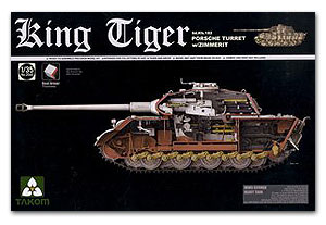 öѧҴ˹ѡ  King Tiger Porsche Gun Turret (with Interior/Zimmerit) Ҵ 1/35 ͧ Takom