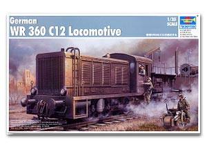 รถไฟดีเซล German WR 360 C12 Locomotive ขนาด 1/35 ของ Trumpeter