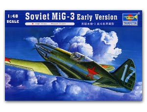 เครื่องบินขับไล่ MiG-3 Early Version ขนาด 1/48 ของ Trumpeter 