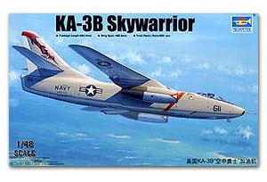 EA-3B Skywarrior Ҵ 1/48 ͧ Trumpeter