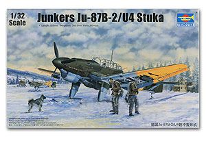 Ju-87B-2/U4 Stuka Ҵ 1/32 ͧ Trumpeter