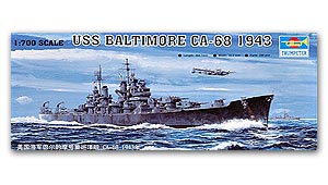 CA-68 USS BALTIMORE CA-68 1943 Ҵ 1/700 ͧ Trumpeter 