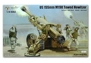 ׹˭ʹԡѹҴ 155 mm   M198  Towed Howed Howitzer US Ҵ 1/16 ͧ Trumpeter