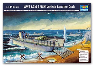 к¾ WW2 LCM 3 USN Vehicle Landing Craft Ҵ 1/144 ͧ Trumpeter